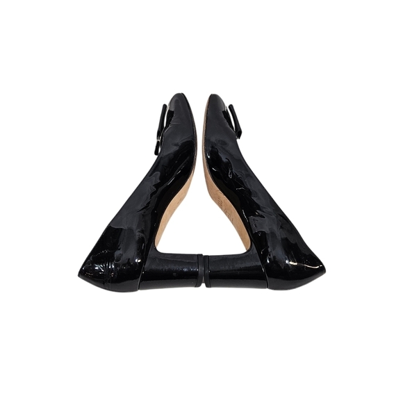 Stuart Weitzman Black Patent Leather Bow Heels - Picture 6 of 9